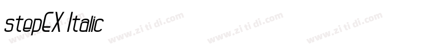 stepEX Italic字体转换